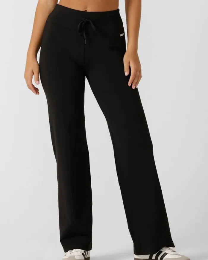 Women LORNA JANE Tights And Leggings Amy Wide Leg Pant Black