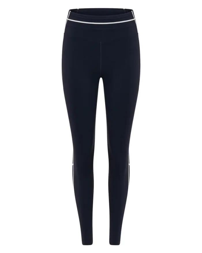 Women LORNA JANE Tights And Leggings Core Stability Full Length Leggings Platinum Navy