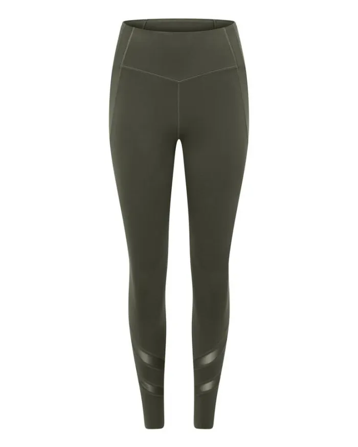 Women LORNA JANE Tights And Leggings Formation 2Pocket Recycled Ankle Biter Leggings Agave Green