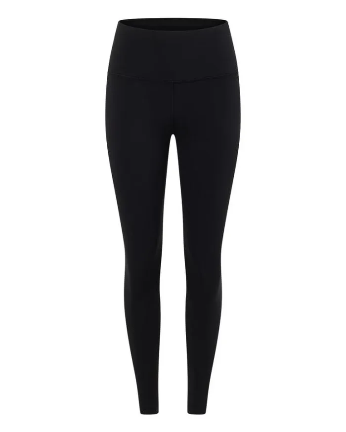 Women LORNA JANE Tights And Leggings HiFold Lotus Ankle Biter Leggings Black