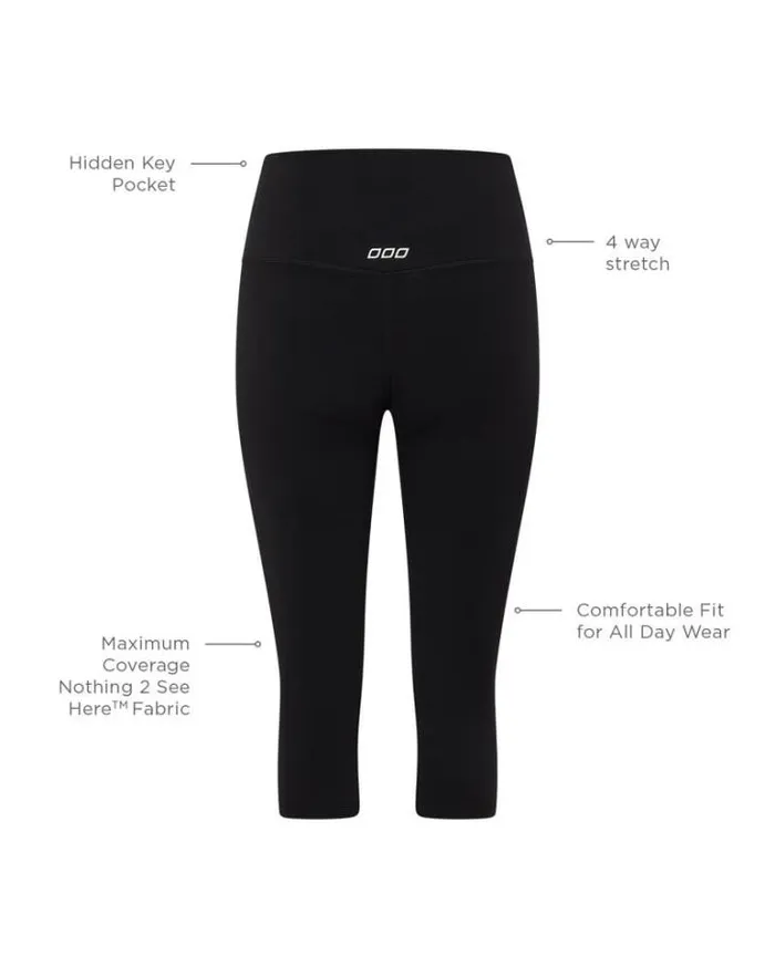 Women LORNA JANE Tights And Leggings Lotus 34 Leggings Black