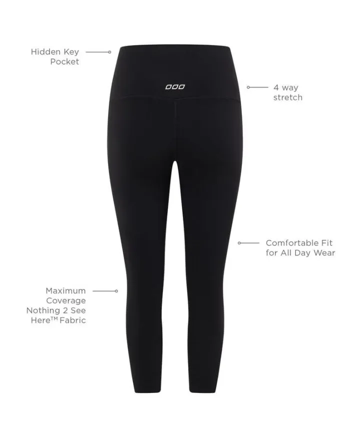 Women LORNA JANE Tights And Leggings Lotus 78 Leggings Black