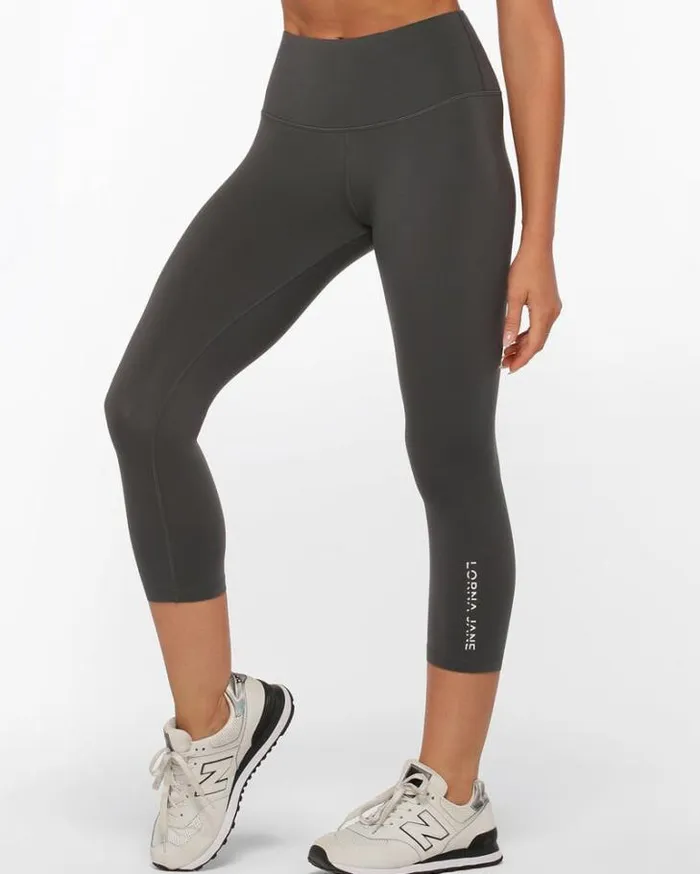Women LORNA JANE Tights And Leggings Lotus 78 Leggings Titanium