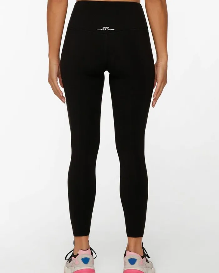 Women LORNA JANE Tights And Leggings Lotus Classic Ankle Biter Leggings Black