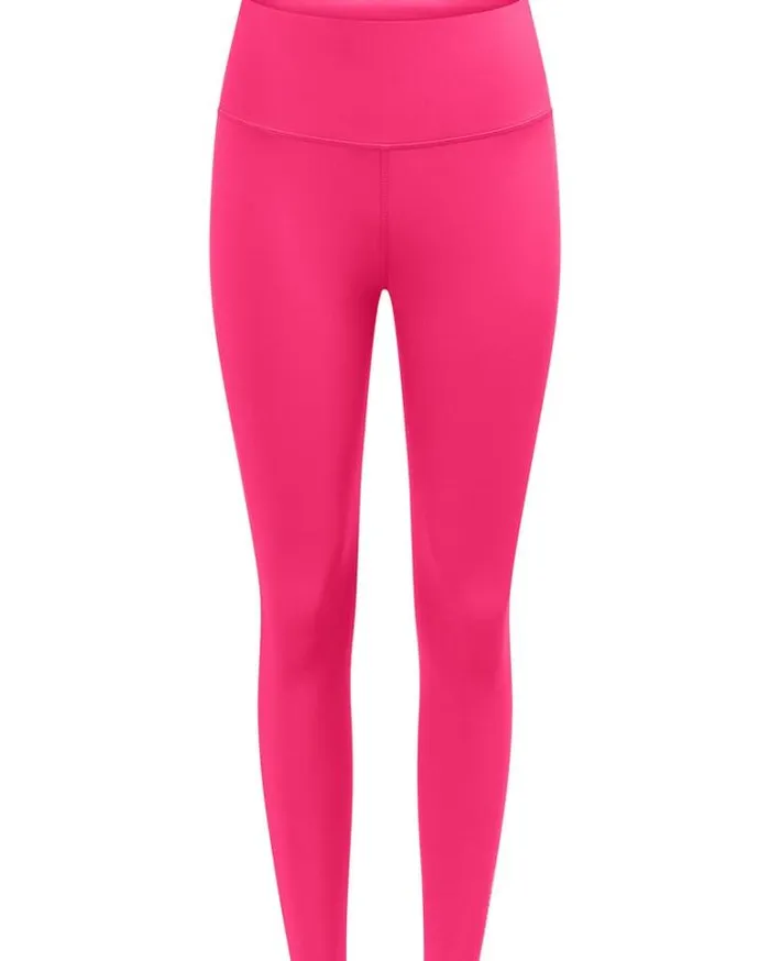 Women LORNA JANE Tights And Leggings Lotus No Chafe Ankle Biter Leggings Babin Pink