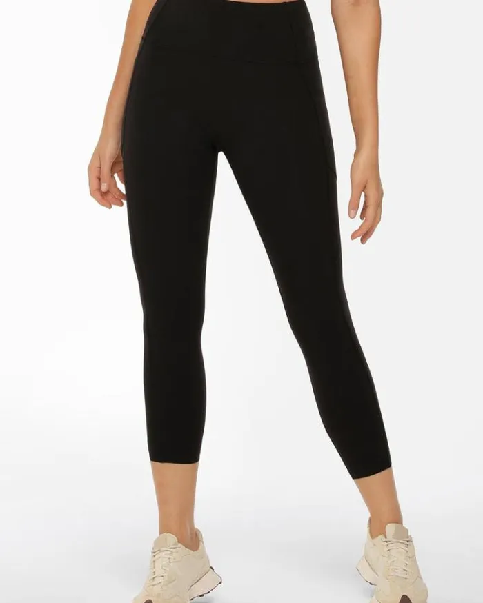 Women LORNA JANE Tights And Leggings No Ride Booty Ankle Biter Leggings Black