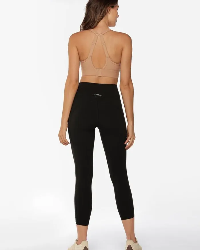 Women LORNA JANE Tights And Leggings No Ride Booty Ankle Biter Leggings Black
