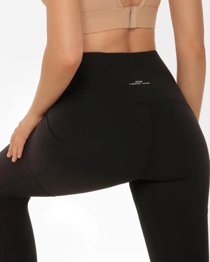 Women LORNA JANE Tights And Leggings No Ride Booty Ankle Biter Leggings Black