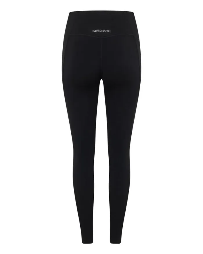Women LORNA JANE Tights And Leggings Sculpt And Support No Ride Ankle Biter Leggings Black