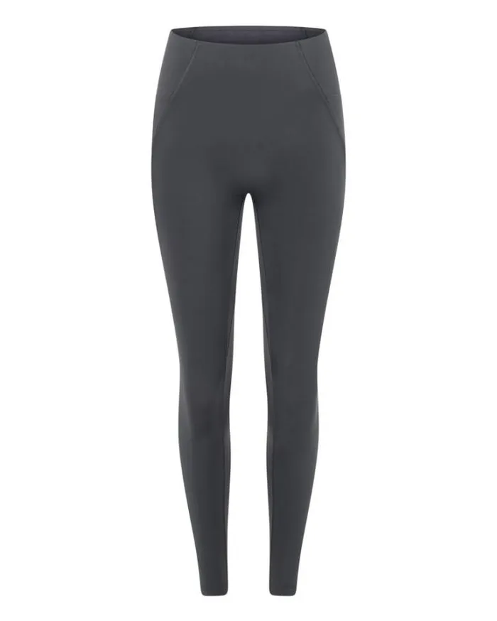 Women LORNA JANE Tights And Leggings Sculpt And Support No Ride Ankle Biter Leggings Titanium