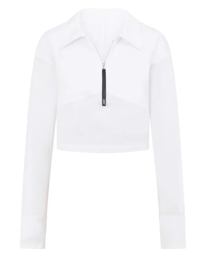 Women LORNA JANE Tops Cut To The Chase Shirt White