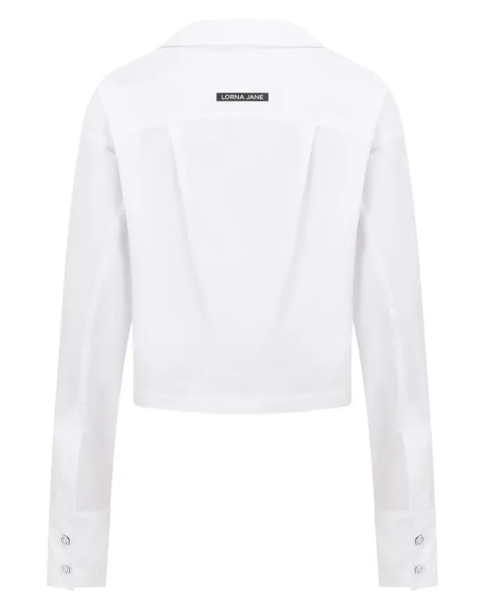 Women LORNA JANE Tops Cut To The Chase Shirt White