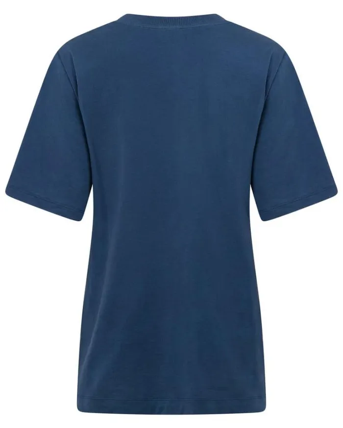 Women LORNA JANE Tops Feel Good Transdry Relaxed Tee Academy Blue