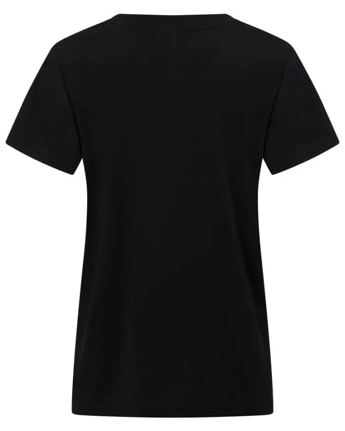 Women LORNA JANE Tops Lotus TShirt Black