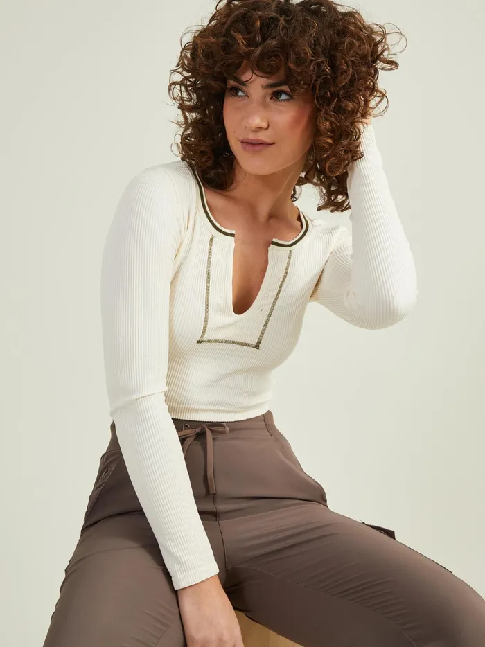 Women Love Triangle Cropped Top Ivoryolive Altar039d State Activewear