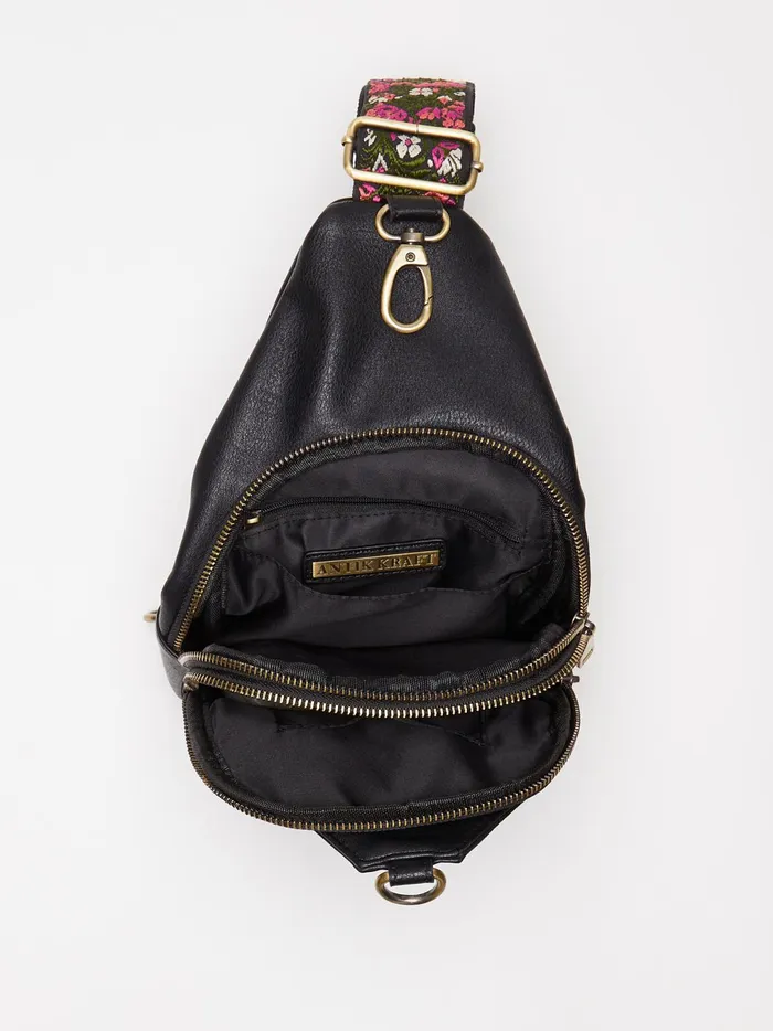 Women Maisie Guitar Strap Sling Bag Black Altar039d State Handbags