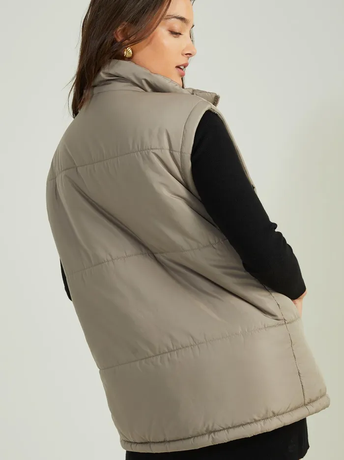 Women Maye Puffer Vest Slategreen Altar039d State Jackets