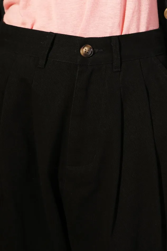 Women Mega Slacks Black LF Markey Trousers