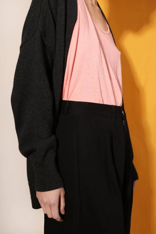 Women Mega Slacks Black LF Markey Trousers