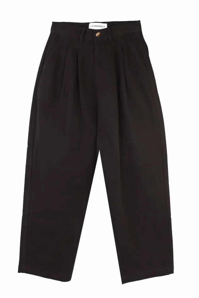 Women Mega Slacks Black LF Markey Trousers