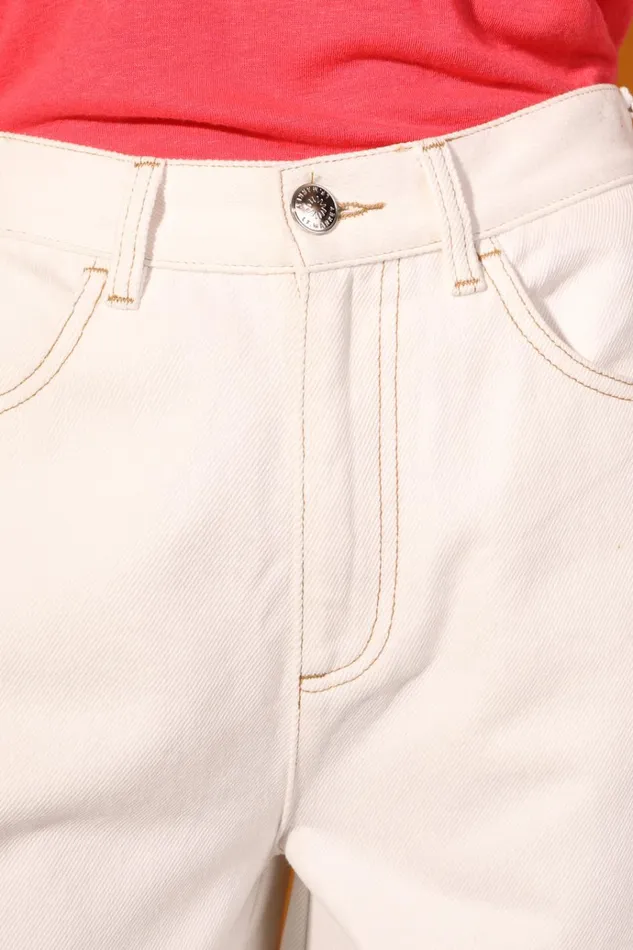Women Miguel Jean Ecru LF Markey Trousers