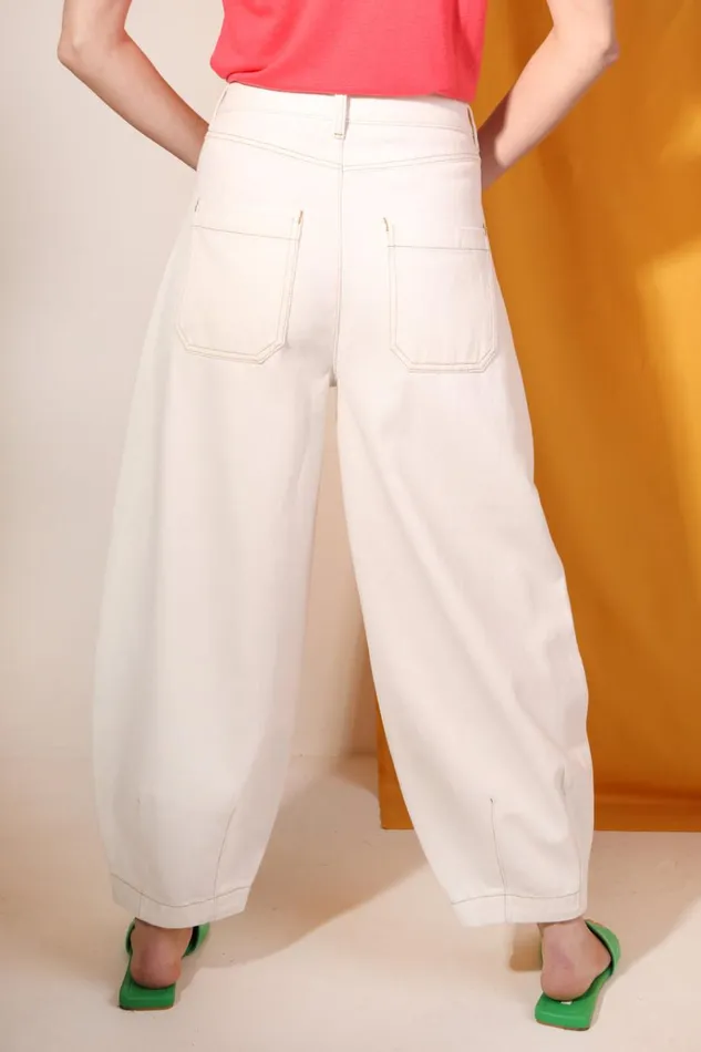 Women Miguel Jean Ecru LF Markey Trousers