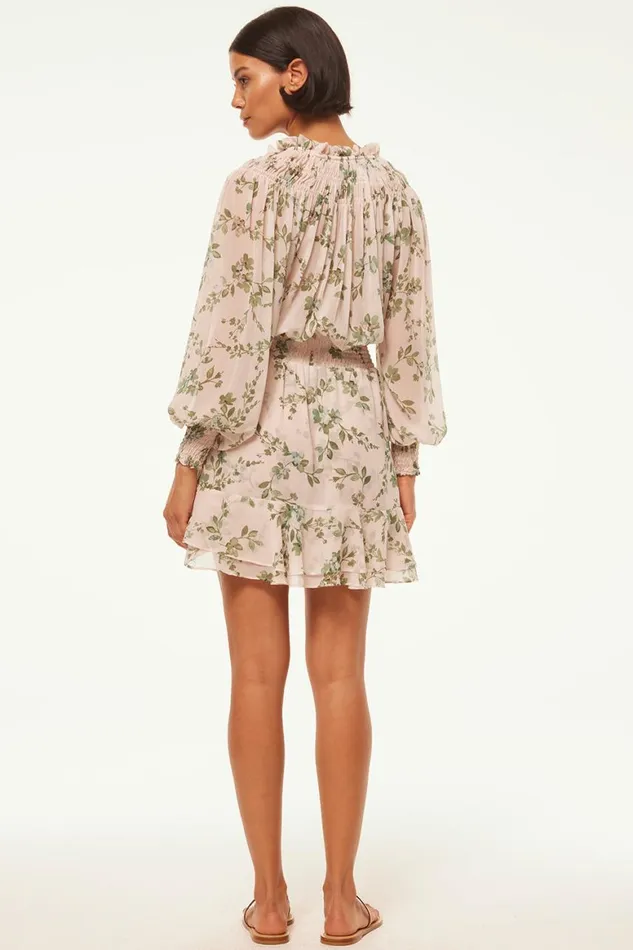 Women MISA Los Angeles Dresses ALMAHA DRESS White Sage Botanica
