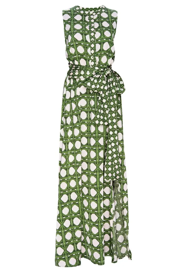 Women MISA Los Angeles Dresses ANABELLA DRESS Rattan Tile Mix