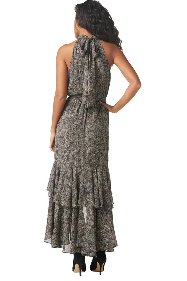 Women MISA Los Angeles Dresses ANEVA DRESS Paisley Shimmer