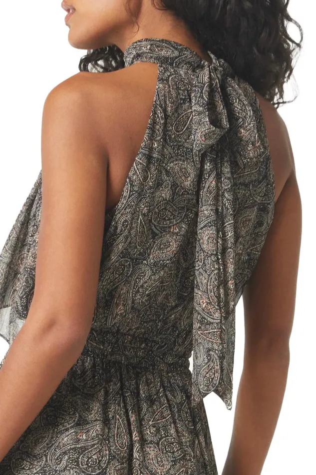 Women MISA Los Angeles Dresses ANEVA DRESS Paisley Shimmer