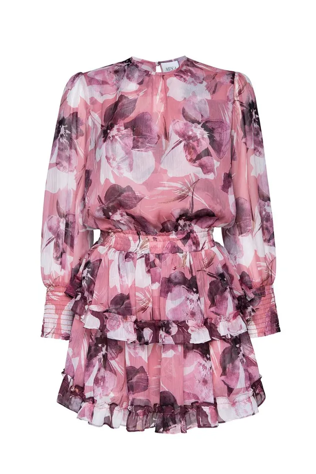 Women MISA Los Angeles Dresses CAMILA DRESS Flora Tropical Mix