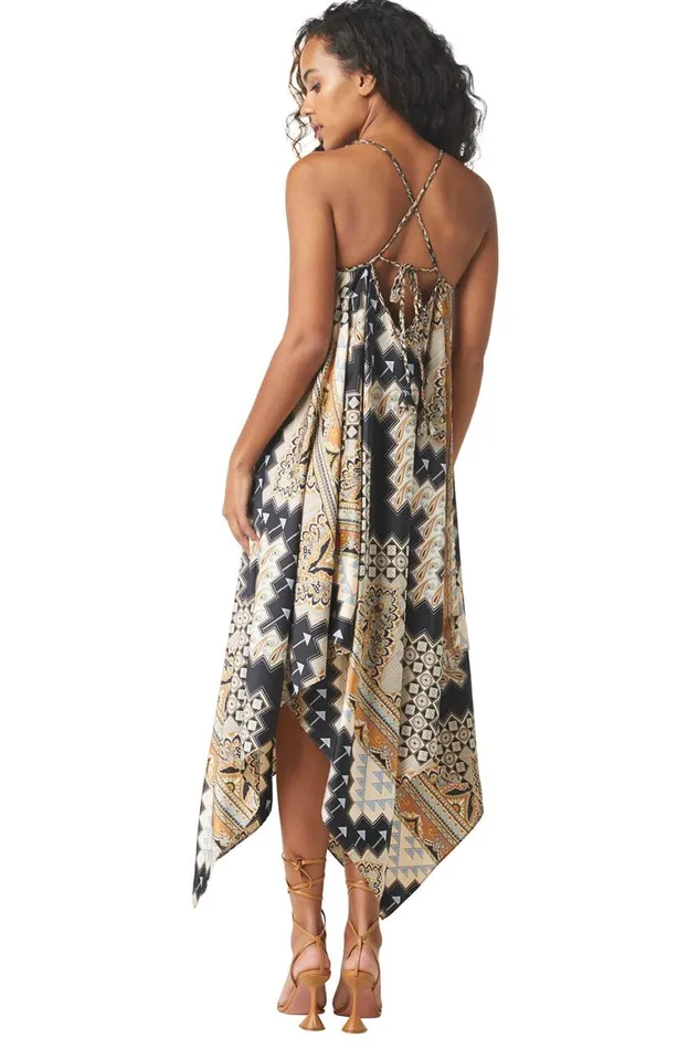 Women MISA Los Angeles Dresses DELFINA DRESS Alhambra Mosaic