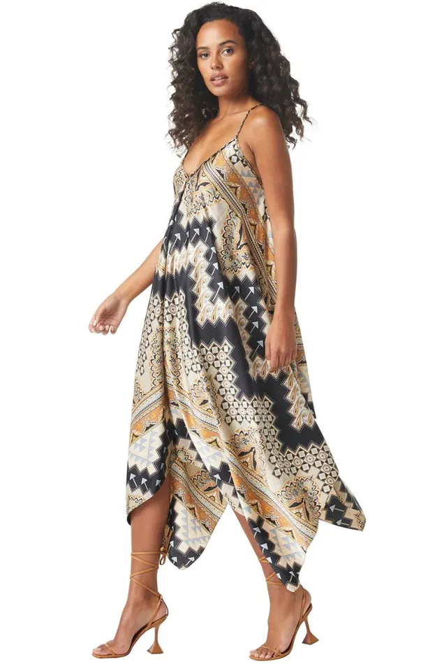 Women MISA Los Angeles Dresses DELFINA DRESS Alhambra Mosaic