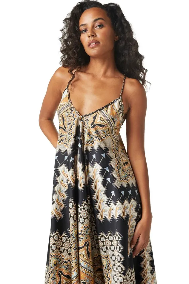 Women MISA Los Angeles Dresses DELFINA DRESS Alhambra Mosaic