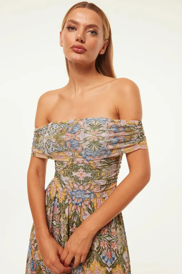 Women MISA Los Angeles Dresses FIORELLA DRESS Dolce Vita Kaleidoscope