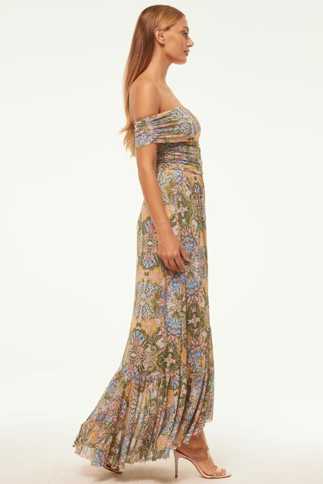 Women MISA Los Angeles Dresses FIORELLA DRESS Dolce Vita Kaleidoscope