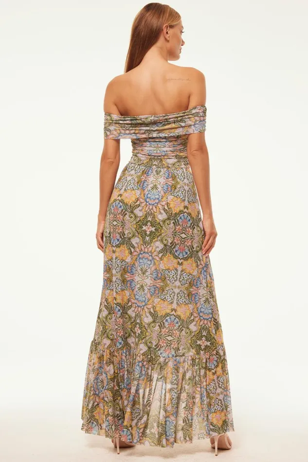 Women MISA Los Angeles Dresses FIORELLA DRESS Dolce Vita Kaleidoscope