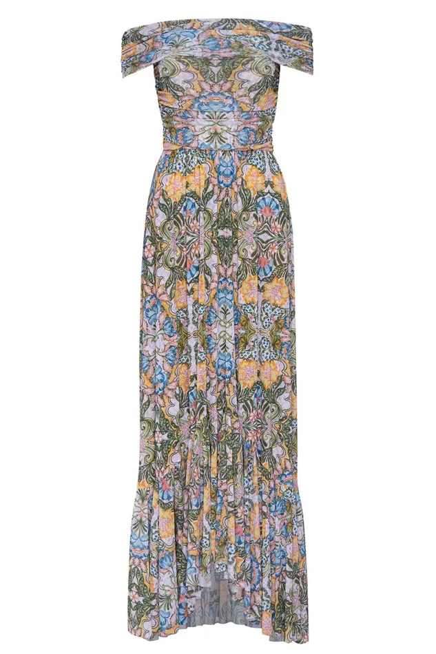 Women MISA Los Angeles Dresses FIORELLA DRESS Dolce Vita Kaleidoscope