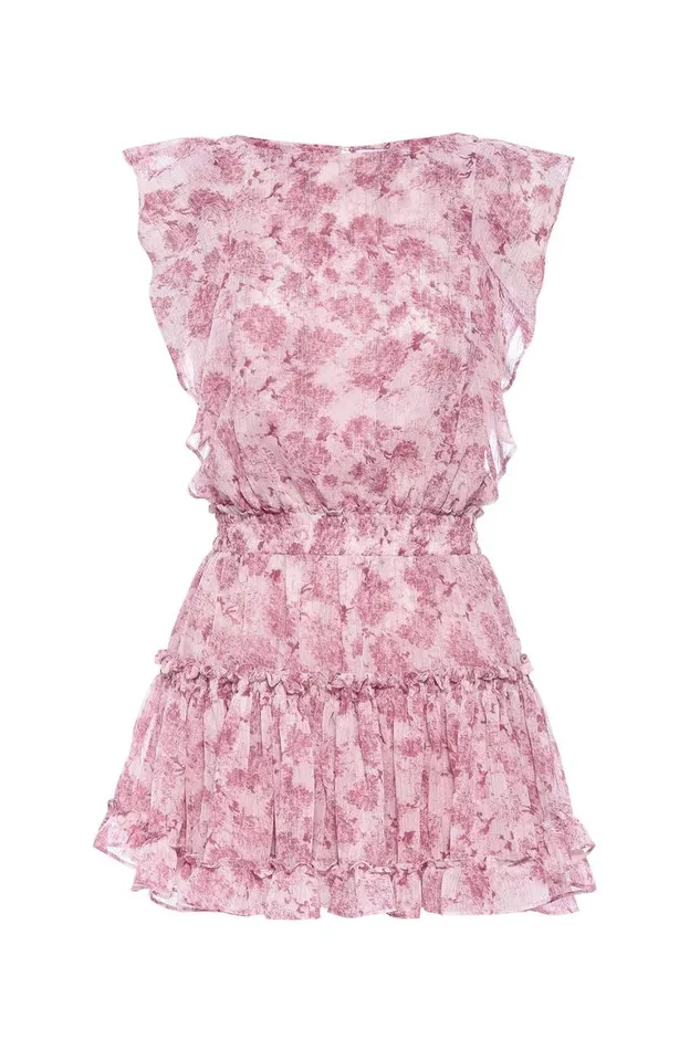 Women MISA Los Angeles Dresses GINIA DRESS Pink Verdana