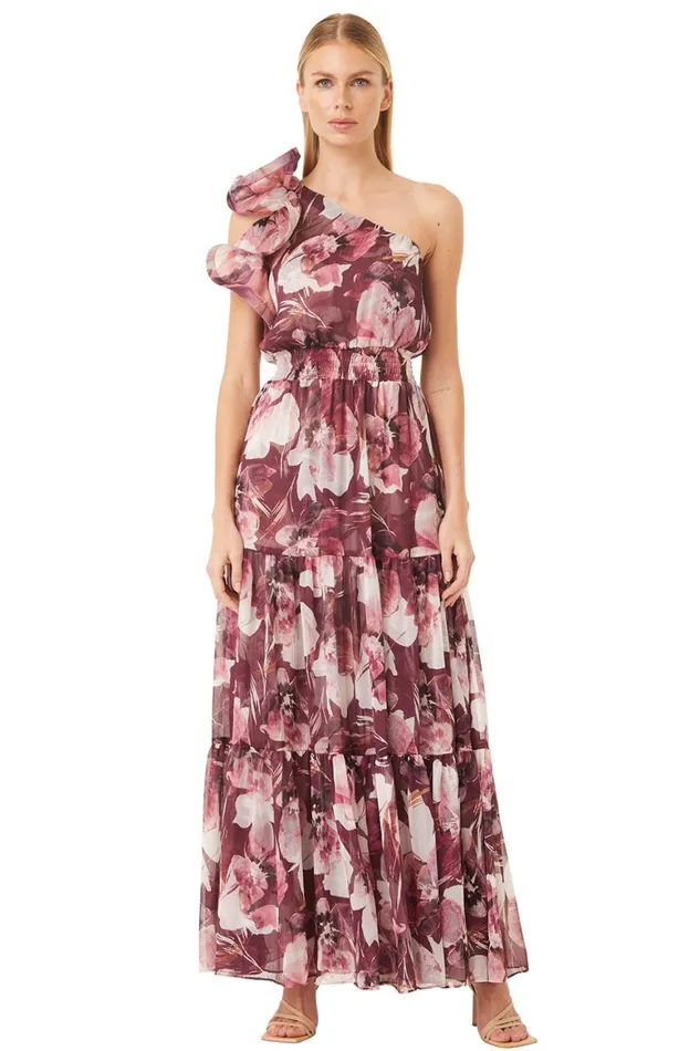 Women MISA Los Angeles Dresses ILARIA DRESS Flora Tropical Mix