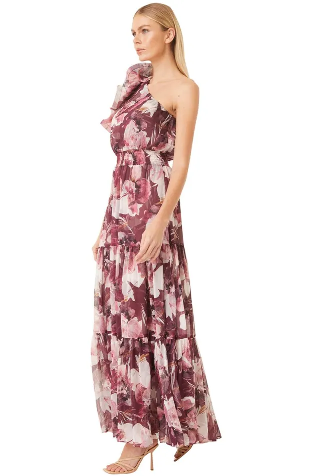 Women MISA Los Angeles Dresses ILARIA DRESS Flora Tropical Mix
