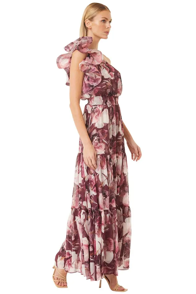 Women MISA Los Angeles Dresses ILARIA DRESS Flora Tropical Mix