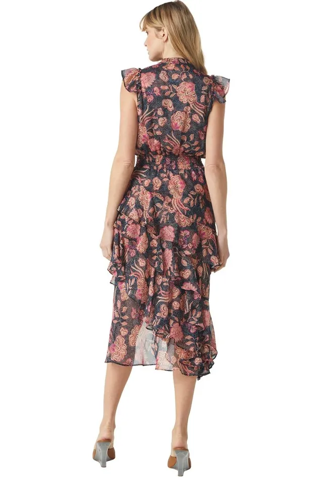 Women MISA Los Angeles Dresses ILYSA DRESS Flora Dot