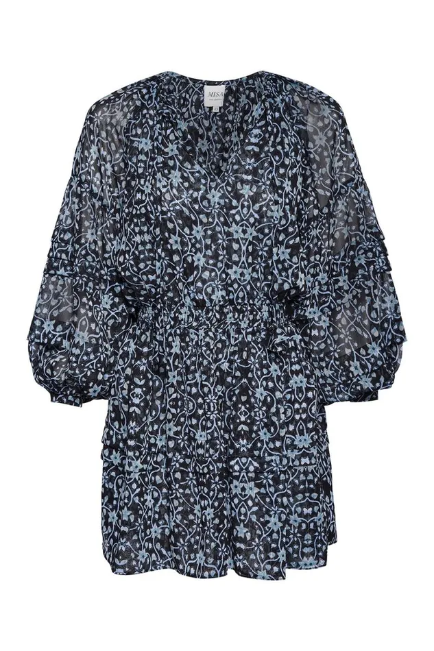 Women MISA Los Angeles Dresses KARLINA DRESS Nightshade Flora
