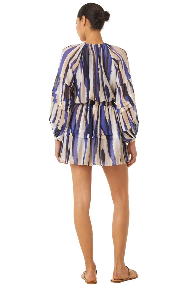 Women MISA Los Angeles Dresses KARLINA DRESS Striped Instinct