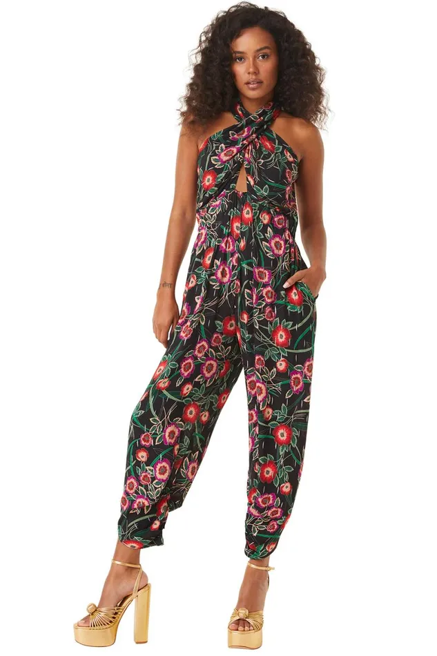 Women MISA Los Angeles Dresses KORA JUMPSUIT Anemone Awe