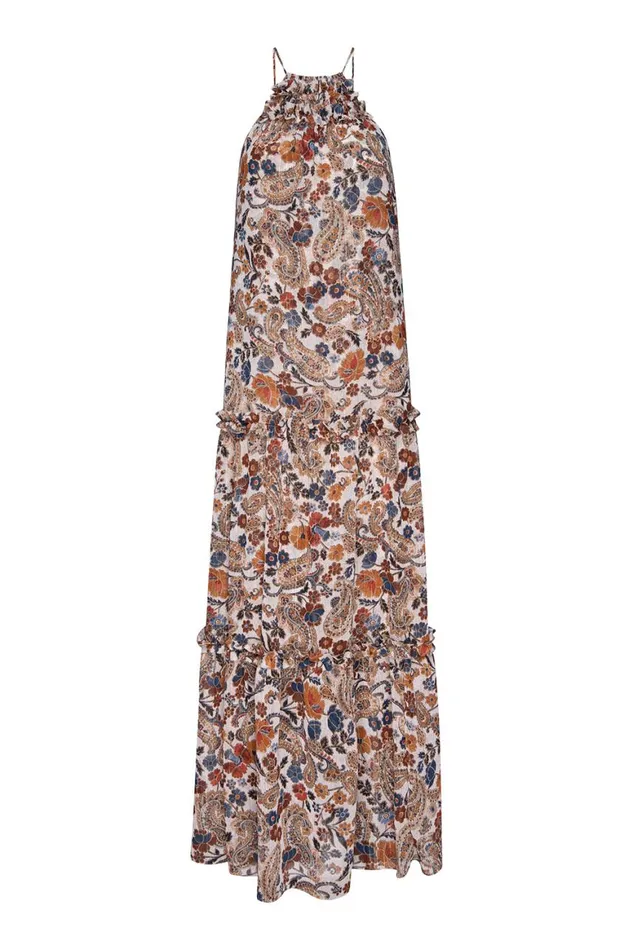 Women MISA Los Angeles Dresses LALA DRESS Coco Lurex Paisley