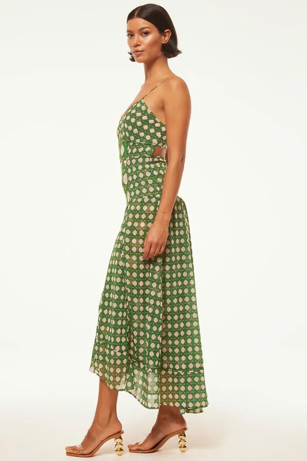Women MISA Los Angeles Dresses MILA DRESS Rattan Tile Mix