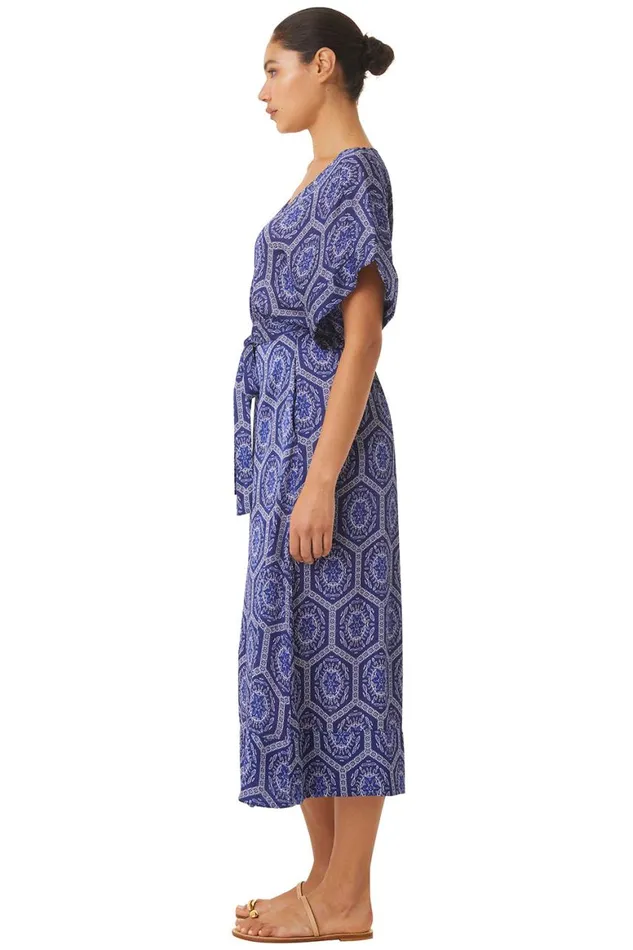 Women MISA Los Angeles Dresses NATALI DRESS Lapis Tile