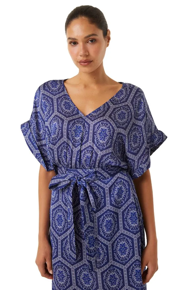 Women MISA Los Angeles Dresses NATALI DRESS Lapis Tile
